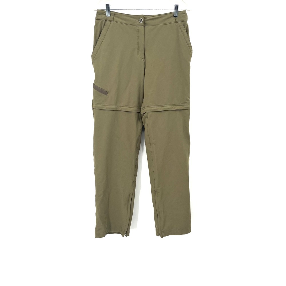Exofficio army green zip off convertible trail hiking gorpcore pants 10 L